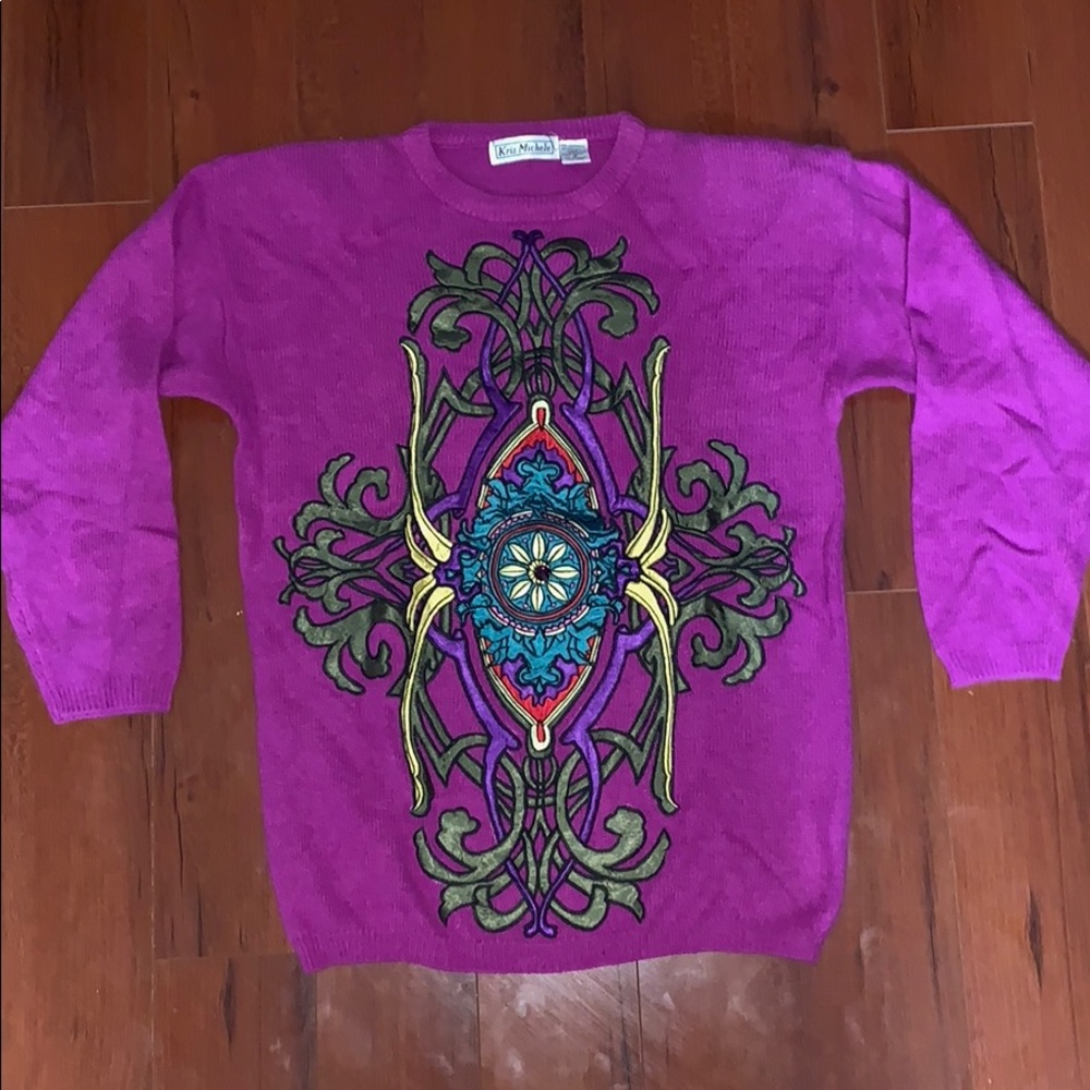 Vintage Embroidered Sweater